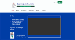 Desktop Screenshot of envelopejobs.com