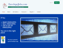 Tablet Screenshot of envelopejobs.com